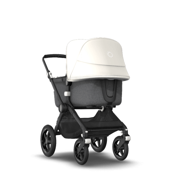 

Коляска Bugaboo Fox 2, Black, Grey melange, Fresh white цвет