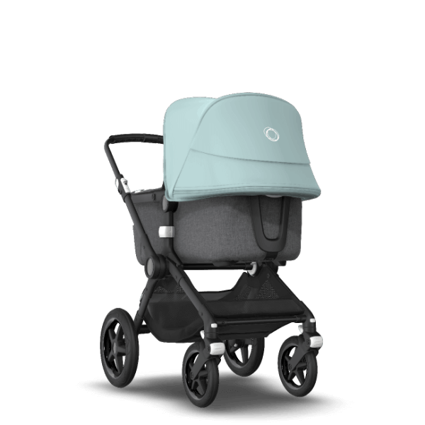 

Коляска Bugaboo Fox 2, Black, Grey melange, Vapor blue цвет