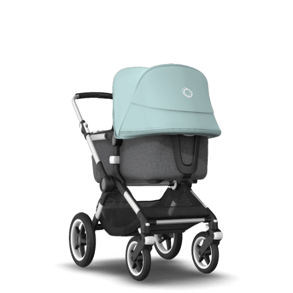 

Коляска Bugaboo Fox 2, Alu, Grey melange, Vapor blue цвет