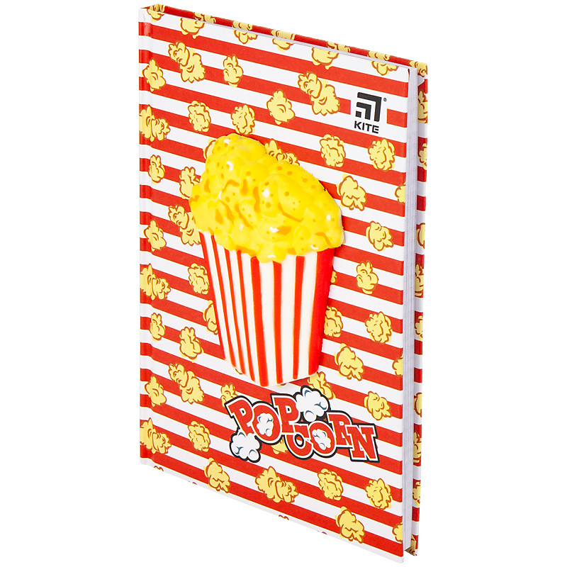 

Записная книга блокнот Kite твердая обложка., сквиш Popcorn А5 клетка 80л (k20-284-4)