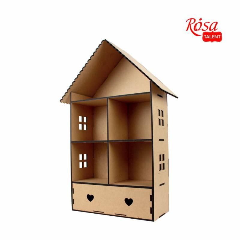 

Кукольный домик ROSA TALENT Классический 70х37х17см ящиком (4823100231411)