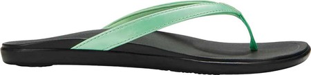 

Женские вьетнамки, сланцы OluKai Ho'opio Flip-Flop Mint/Black Synthetic 35