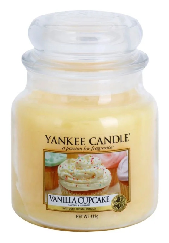 

Yankee Candle Vanilla Cupcake ароматизована свічка 411 гр Classic середня