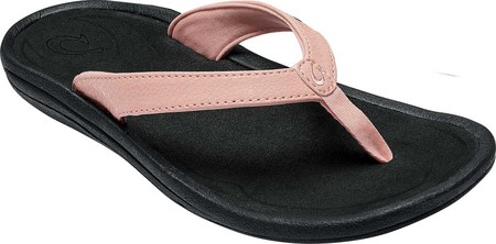 

Женские вьетнамки, сланцы OluKai Kulapa Kai Flip Flop Petal Pink/Black Synthetic 36