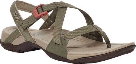 

Женские вьетнамки, сланцы Teva Ascona Cross Strap Thong Sandal Burnt Olive Textile 41