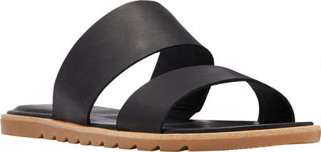 

Женские шлепанцы Sorel Ella II Flat Slide Black Full Grain Leather 41