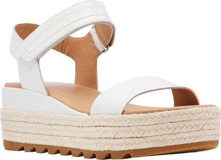 

Женские сандалии Sorel Cameron Flatform Ankle Strap Sandal Sea Salt Full Grain Leather 38