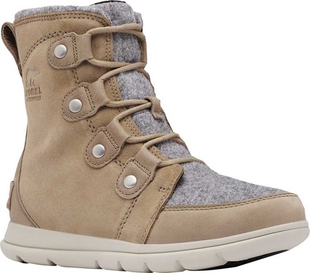 

Женские ботинки Sorel Explorer Joan Boot Felt-Khaki II Waterproof Full Grain Leather/Felt 37.5