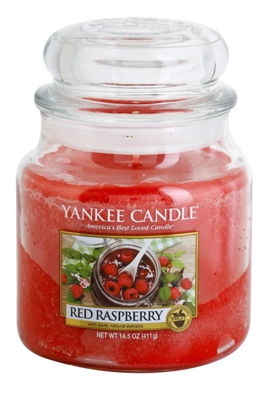 

Yankee Candle Red Raspberry ароматизована свічка 411 гр Classic середня