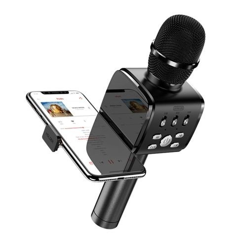 

Беспроводной микрофон-колонка для караоке, караоке-микрофон JOYROOM Еxternal JR-MC3 Черный
