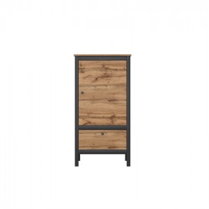 

Комод MEBELBOS LOFT 120.5 х 62 х 38.5 см дуб wotan/черный LOFT1d1s/60