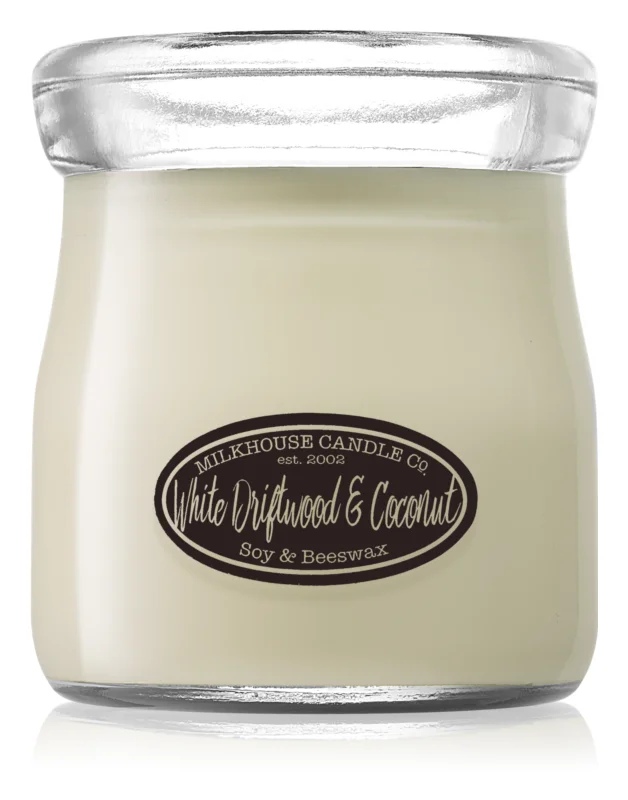 

Milkhouse Candle Co. Creamery White Driftwood Coconut ароматизована свічка 142 гр Cream Jar