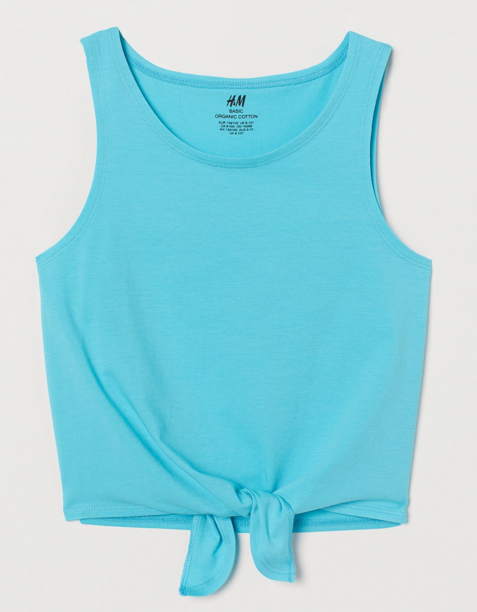 

Топ H&M 0862848005 158-164 СМ Бирюзовый 64234