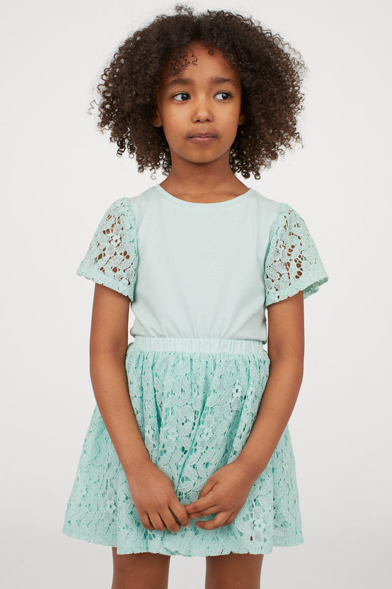 

Юбка для девочки H&M 0806147002 110-116 СМ Бирюзовый 64278