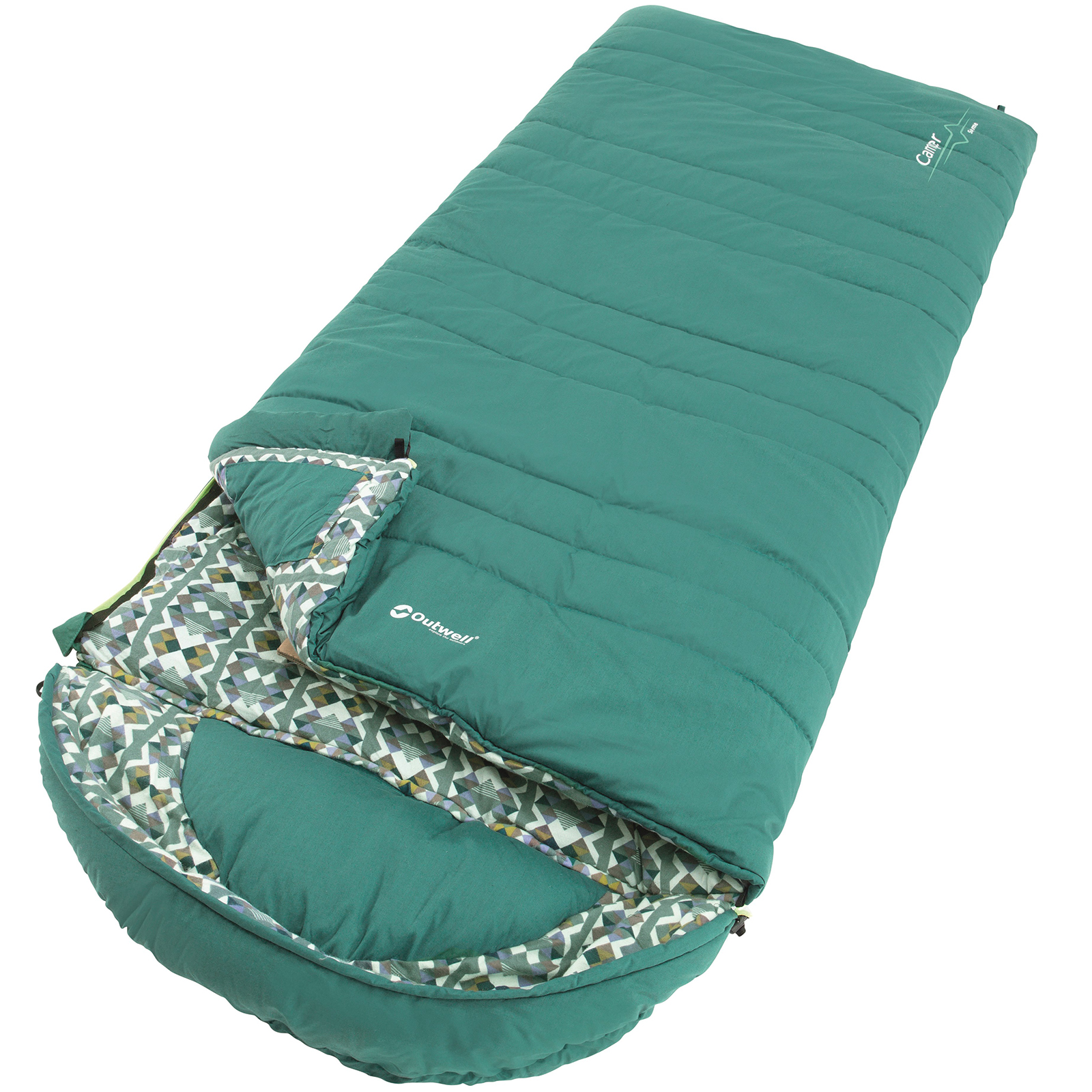 

Спальный мешок Outwell Camper Supreme-9°C Petrol Blue Left (230352)