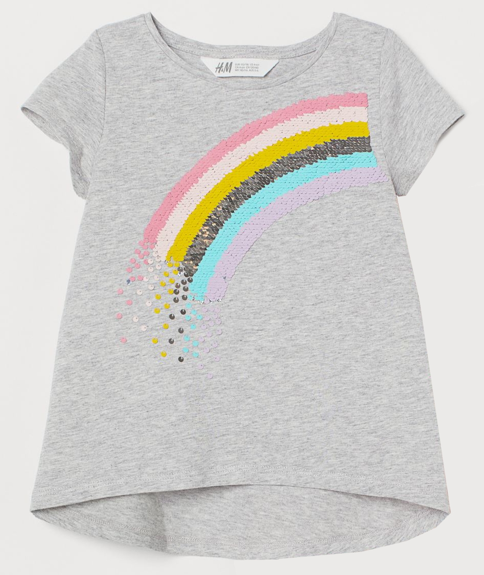 

Футболка H&M 0690949004 122-128 СМ Серый 64269