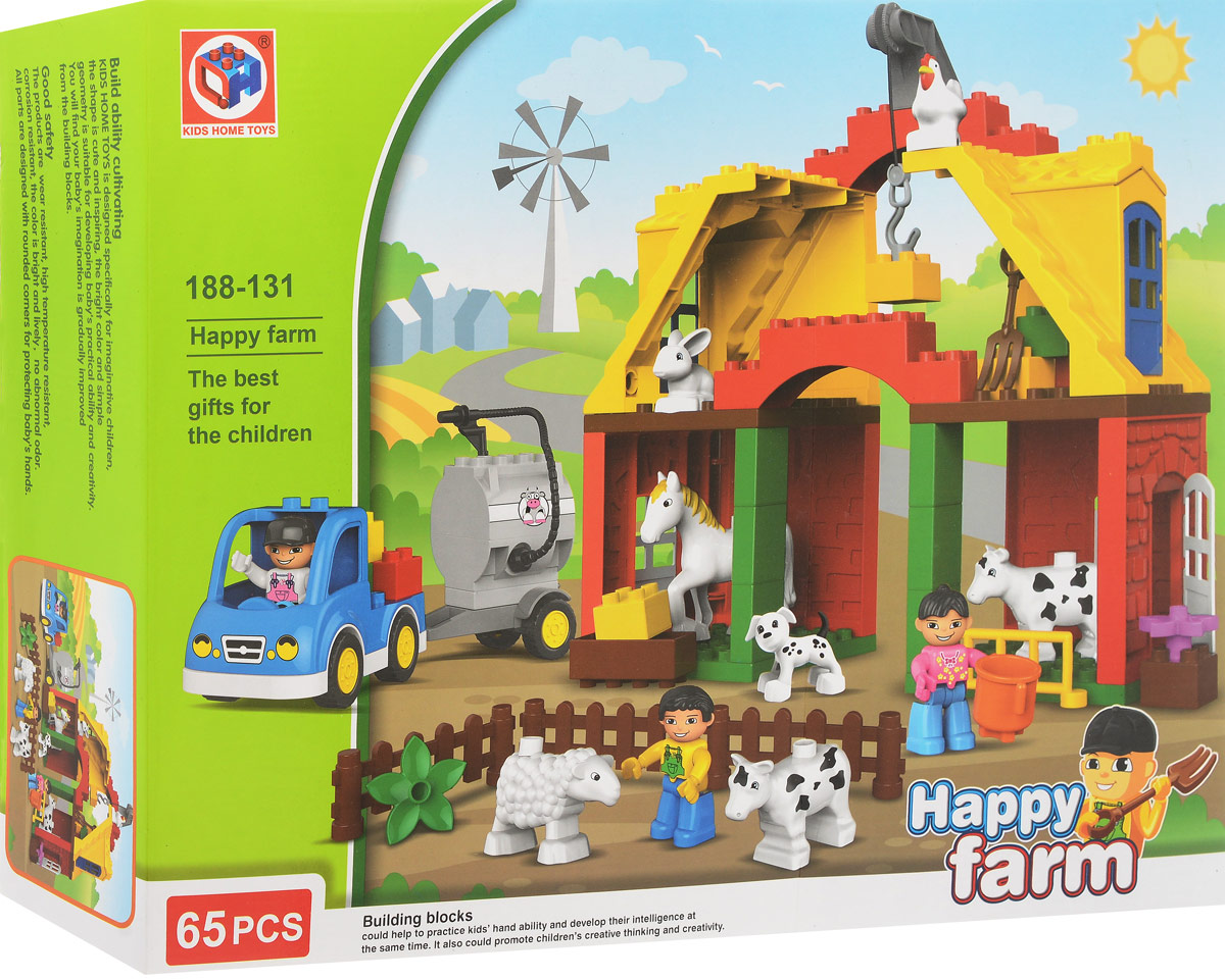 

Конструктор Kid's Home Toys Ферма 65 элементов (188-131) (6910011881311)