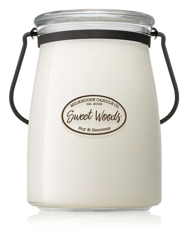

Milkhouse Candle Co. Creamery Sweet Woods ароматизована свічка 624 гр Butter Jar