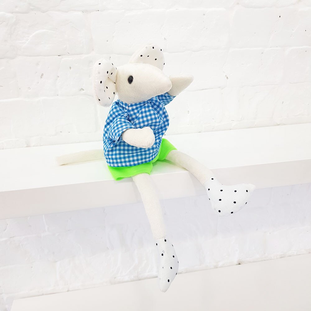 

Мягкая игрушка Zolushka Мышь ребенок 29см (559)