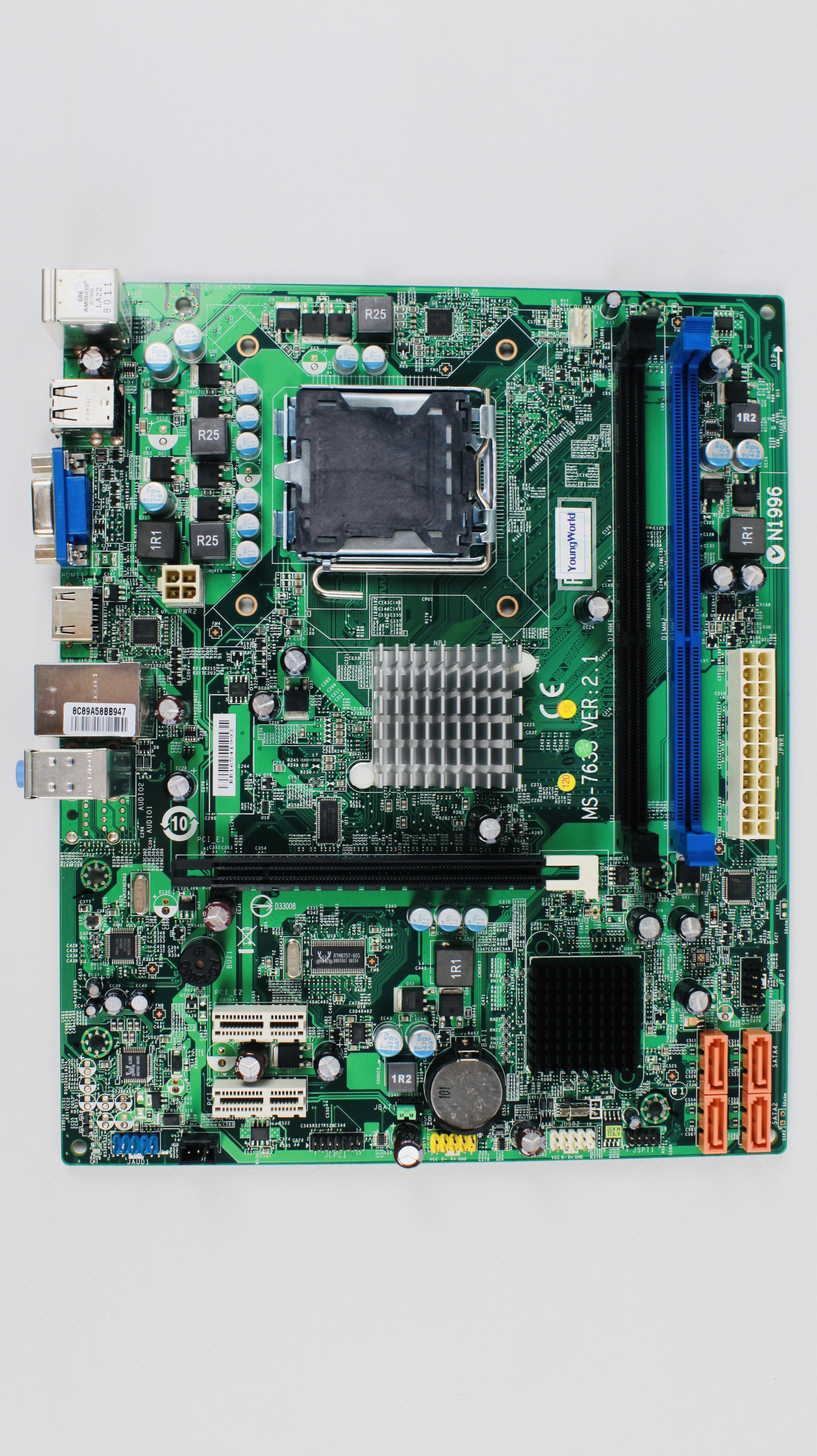 

Материнская плата ECS MS-7633 G41 (s775, Intel G41, PCI-Ex16)