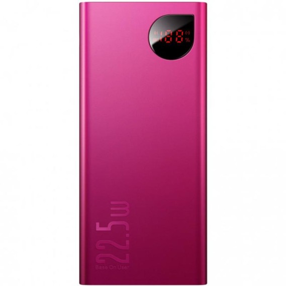 

Power Bank Baseus Adaman Metal Digital Display Red (PPIMDA-A09) (Розовый)