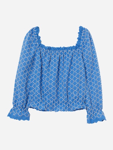

Блузка H&M 1703-7444919  Синяя, Блузка H&M 1703-7444919 36 Синяя