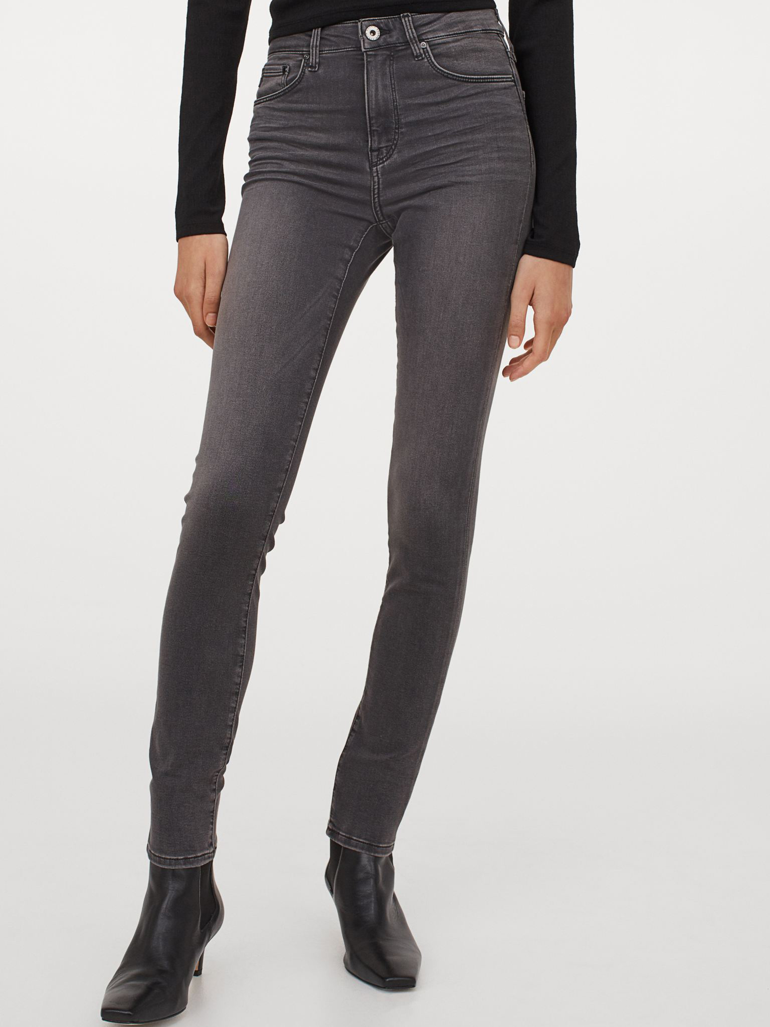 

Джинсы H&M 1803-8811122 42 Темно-серые