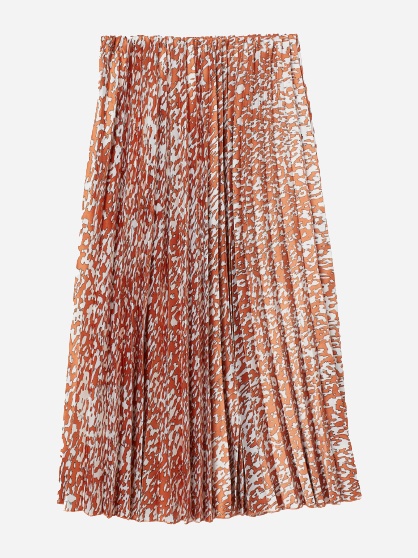 

Юбка H&M 1803-9237272 XL Оранжевая с белым