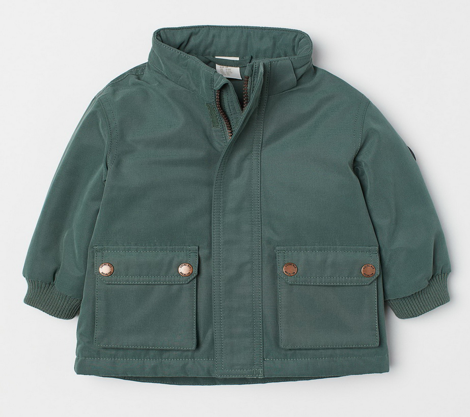 

Демисезонная куртка H&M 0641071 8 80 см Хаки
