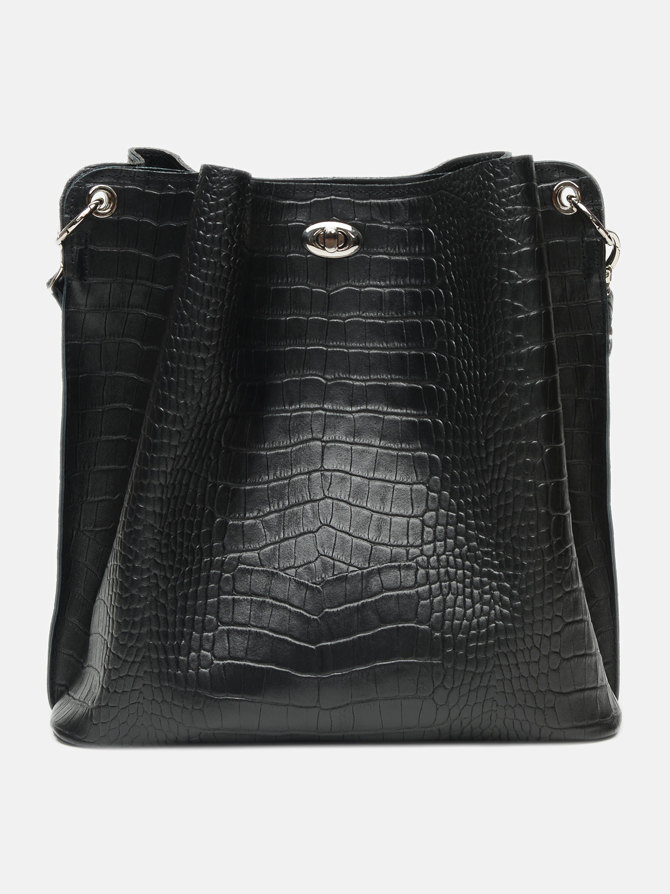 

Женская кожаная сумка Palmera 10l981-black Черная