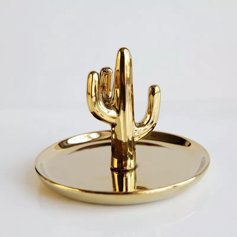 

Органайзер для украшений "Кактус" nobrand (4098) Gold