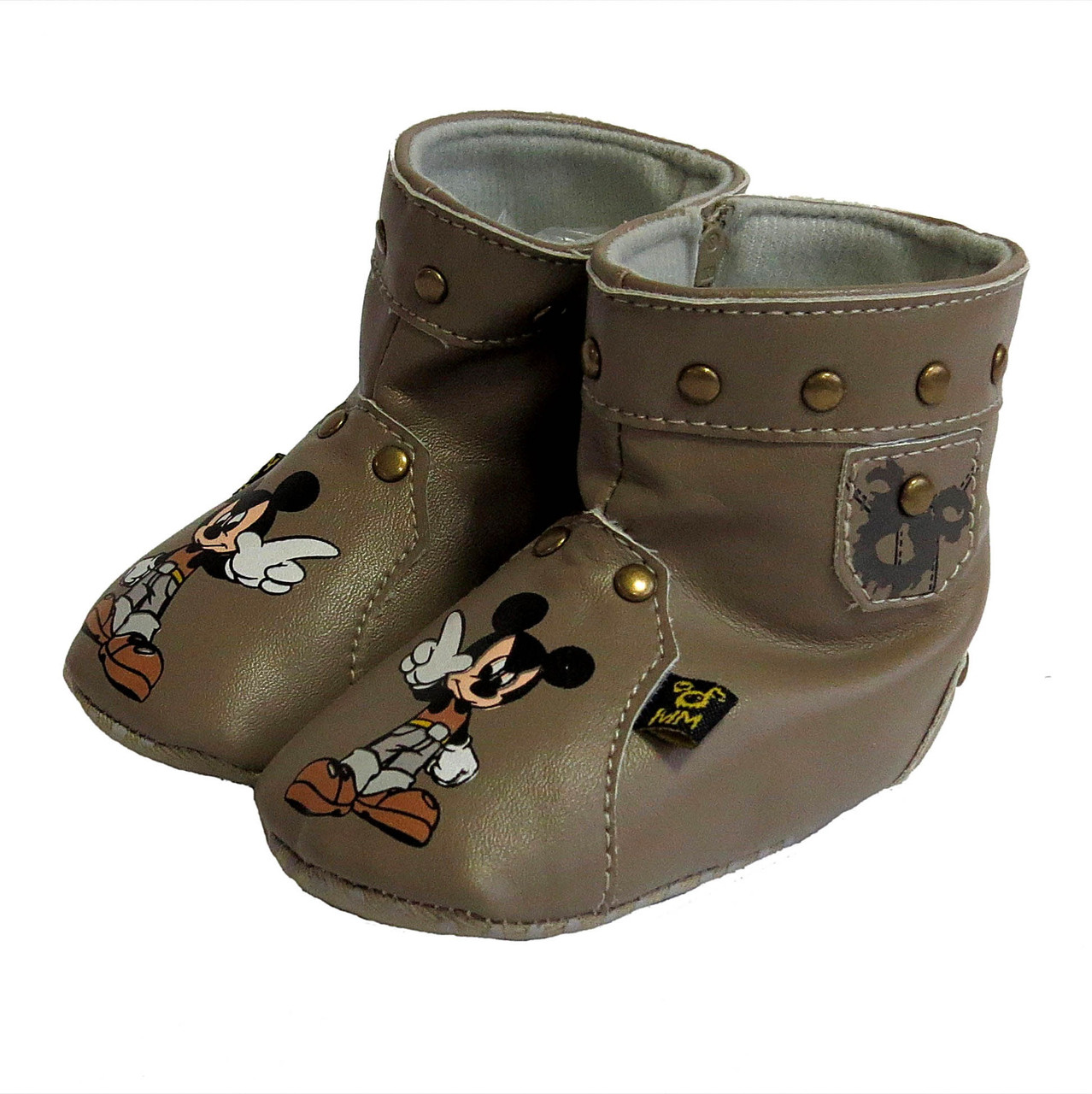 

Пинетки Mickey Mouse Disney для мальчика 11 см (длина подошвы) Коричневые 5796