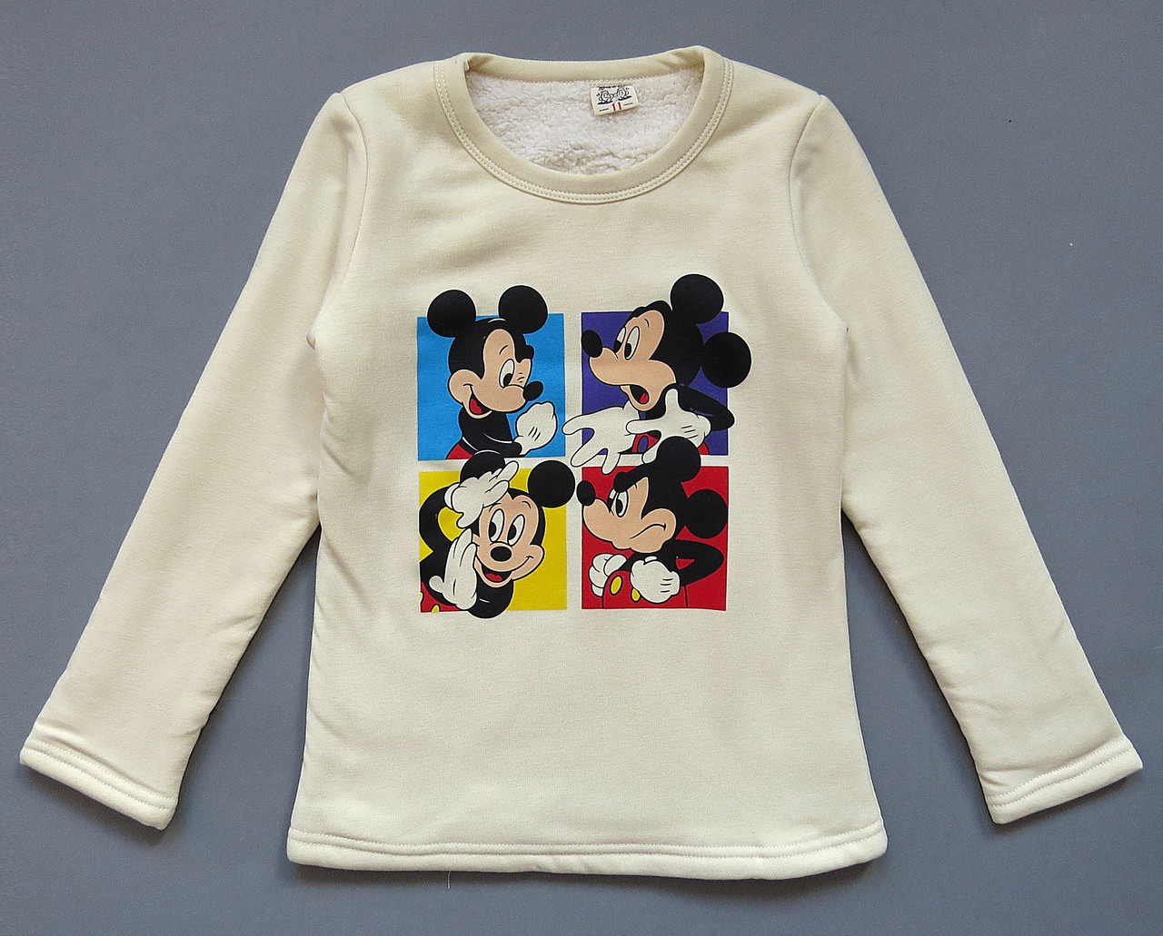 

Тёплая кофта Mickey Mouse Hong для мальчика 130 см Молочная 4756