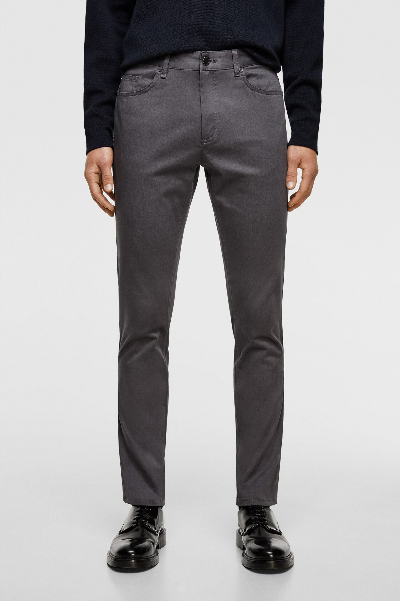 

Брюки Zara серые зауженные демисезонные 36 (6861 360 801)