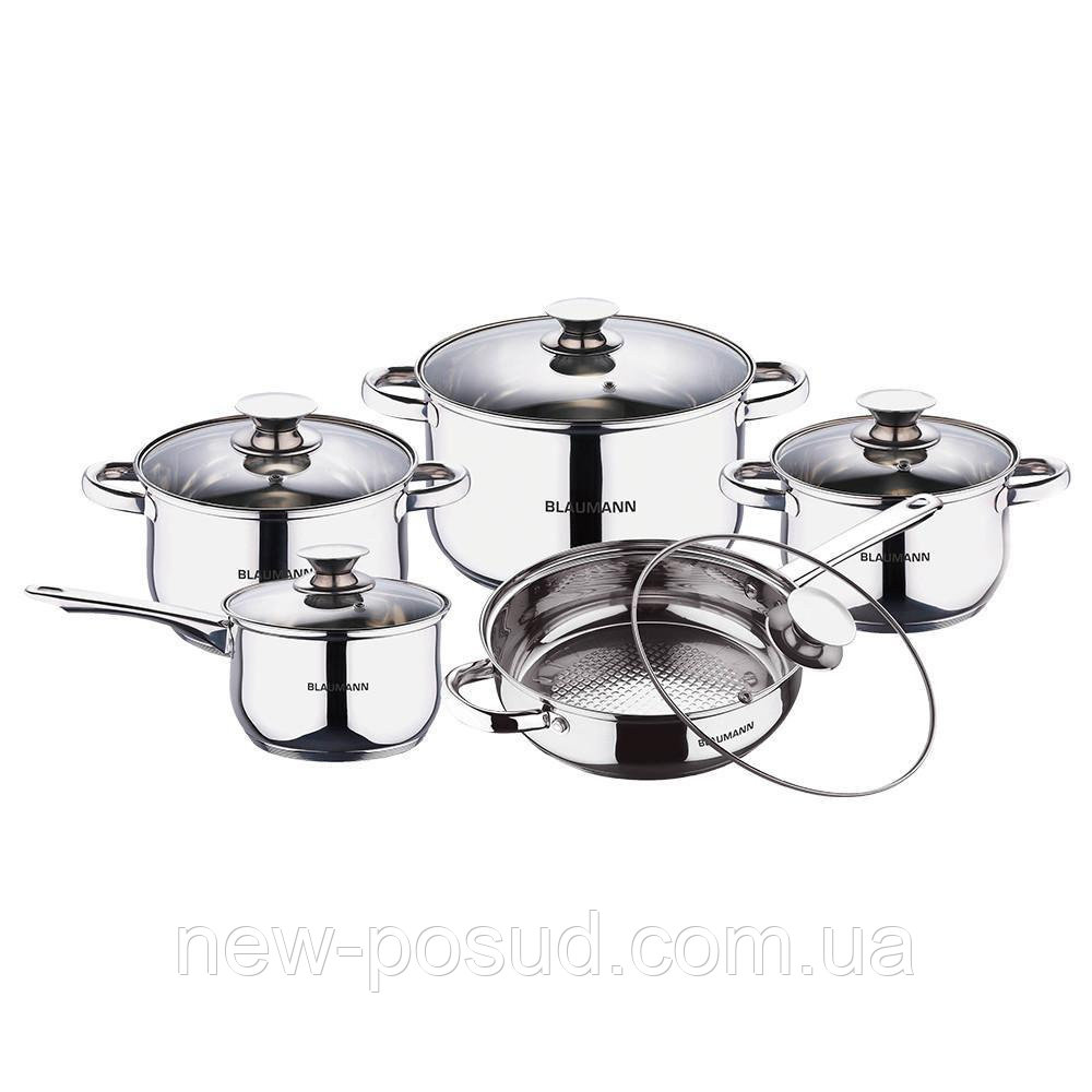 

Набор посуды Blaumann Gourmet Line 10 предметов Нержавеющая сталь BL-1637