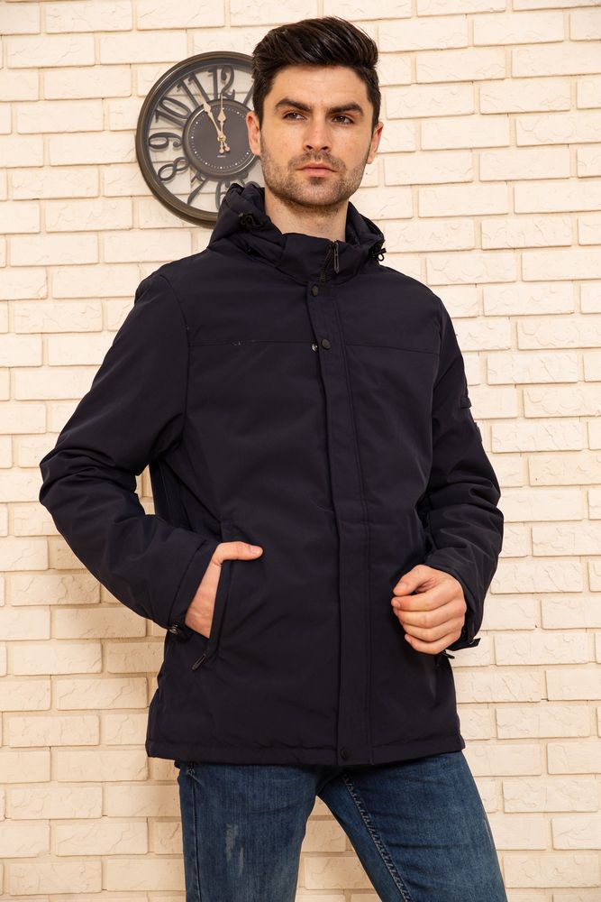 

Куртка мужская с капюшоном демисезонная цвет Синий размер S FG_04114_01