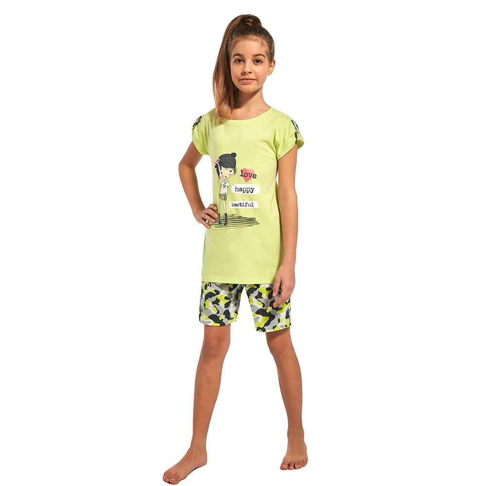 

Комплект домашний для девочки CORNETTE 158-164 GREEN (244/62 Girl)