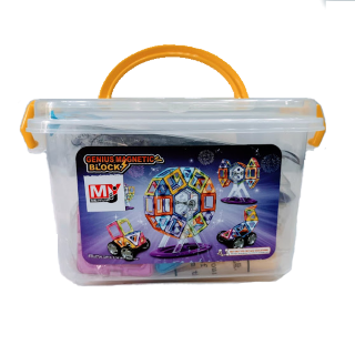 

Детский 3D магнитный конструктор Genius MagneticBlock (60 деталей)