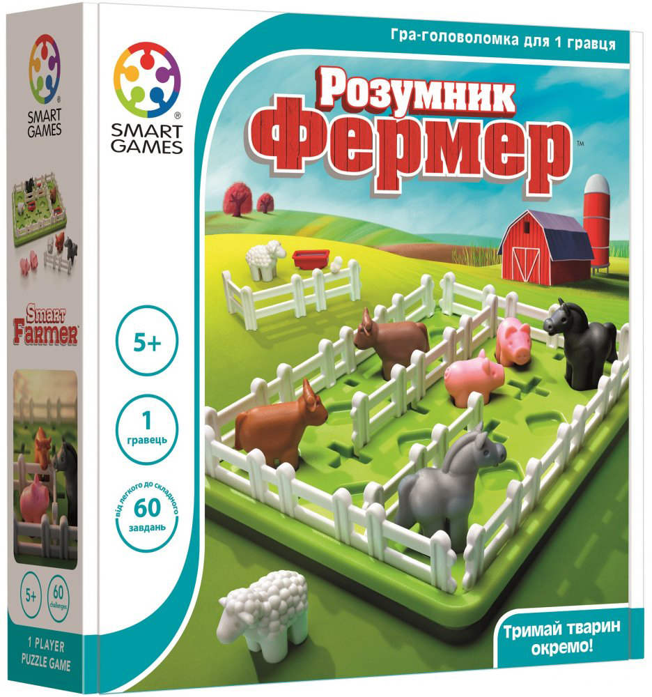 

Настольная игра Smart Games Умный Фермер (SG 091 UKR) (5414301522522)