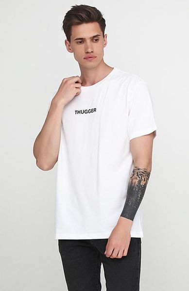 

Футболка мужская H&M M Белая (1200-948)