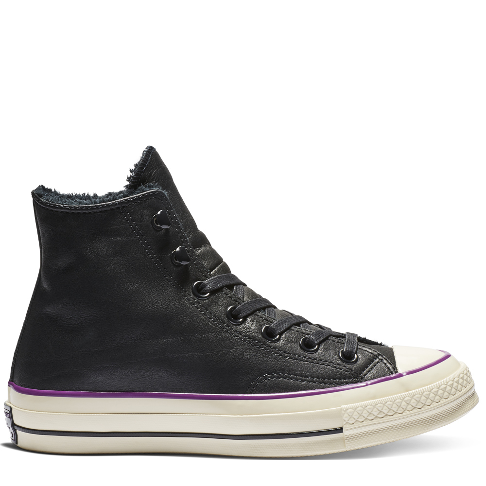 

Кеды Converse Chuck 70 Чёрные Кожаные Утеплённые Размер 39.5