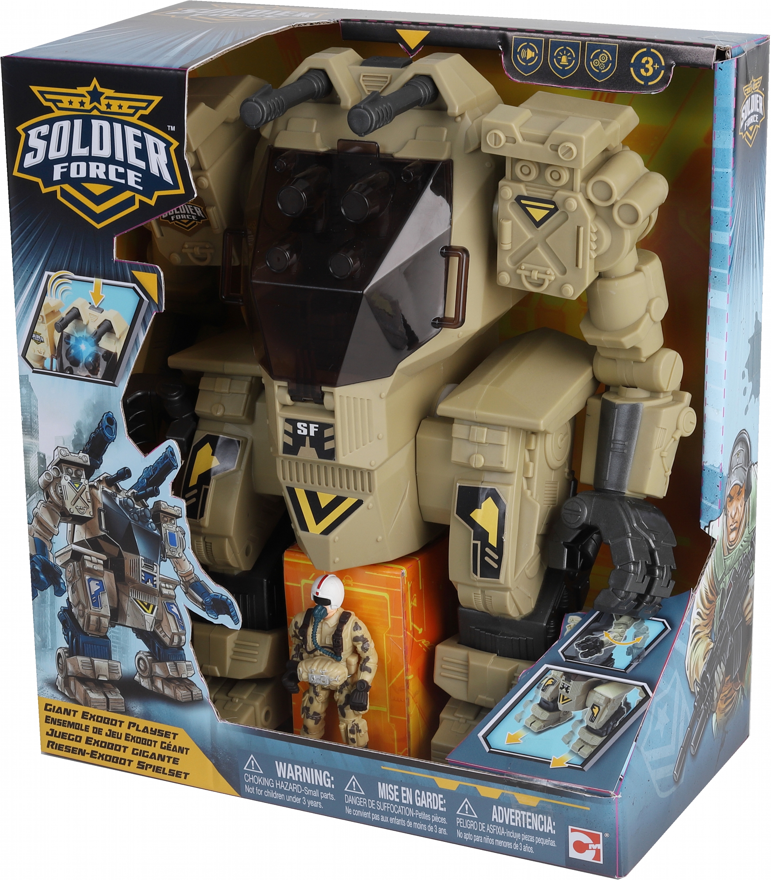 

Игровой набор Chap Mei Солдаты Giant Exobot (545109) (4893808451091)