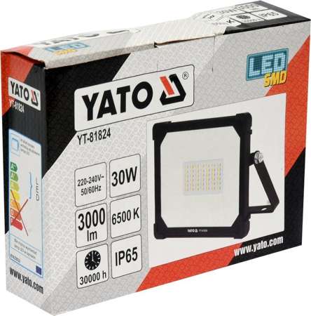 

Прожектор с SMD-диодным излучателем YATO 30 Вт, 230 В, 3000 лм, 42 диоды