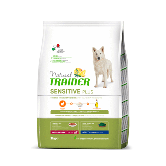 

Сухой корм Trainer (Трейнер) Dog Sensitive Plus Adult MM для взрослых собак средних и крупных пород с