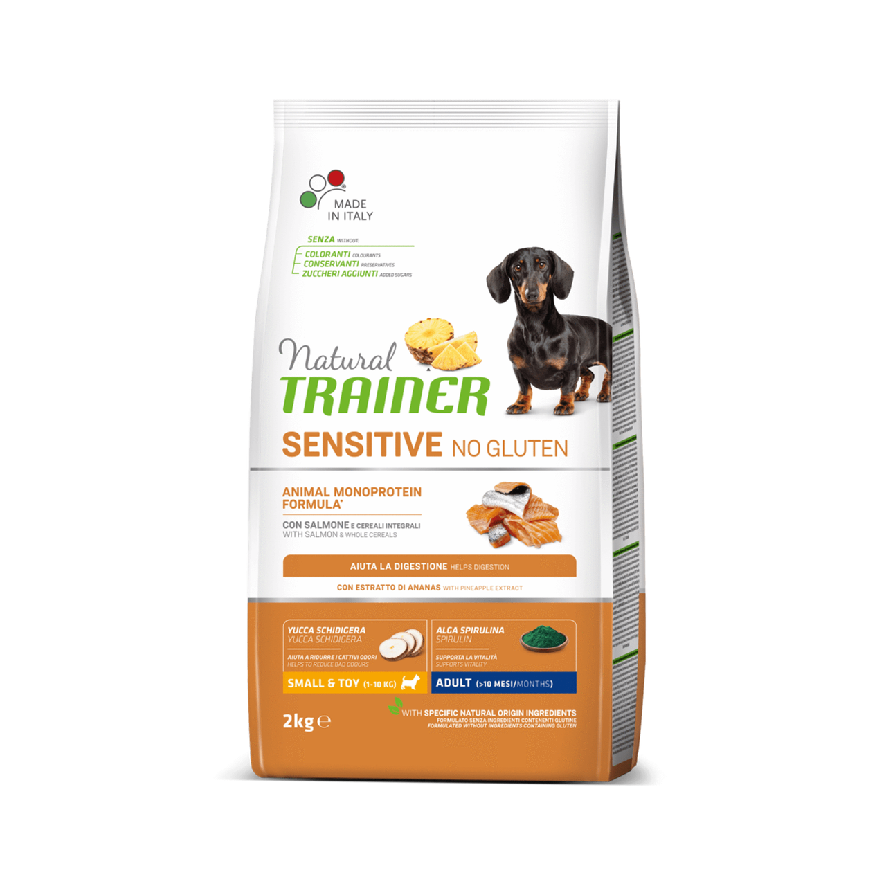 

Сухой корм Trainer (Трейнер) Dog Sensitive Adult Mini для взрослых собак мелких пород с лососем, 2 кг