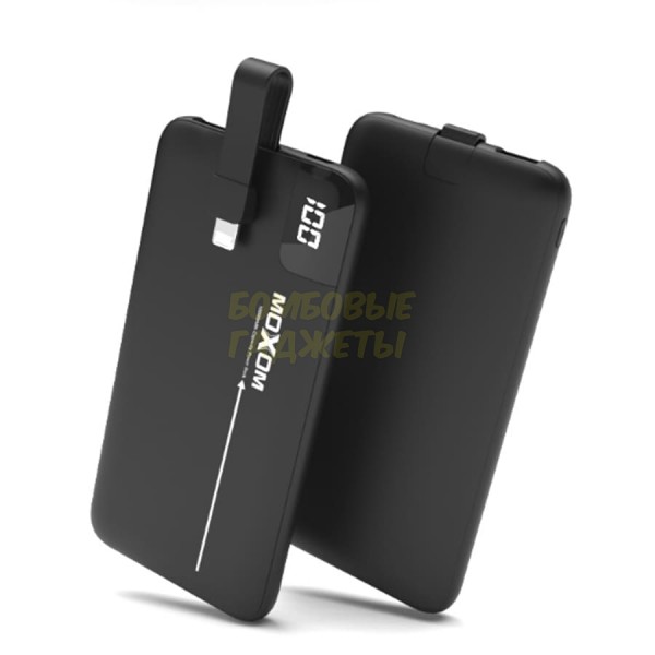 

ПоверБанк (Power Bank) MOXOM MCK-009 (10000 mAh) черный
