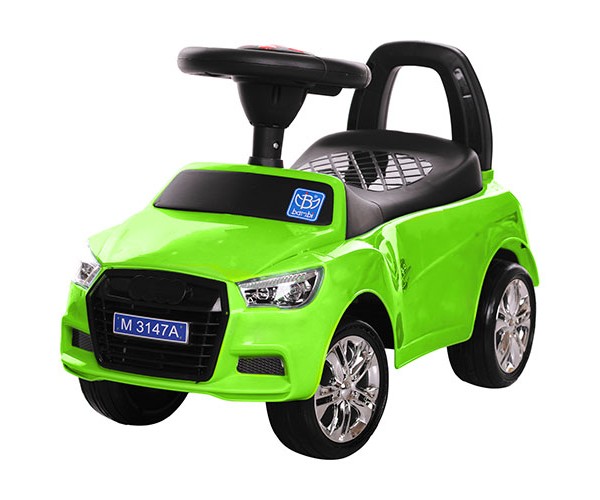 

Каталка-толокар Bambi M3147 A (MP3), подсветка фар, с багажником, Зеленая