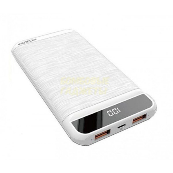 

ПоверБанк (Power Bank) MOXOM MX-PB03 (10000 mAh) белый