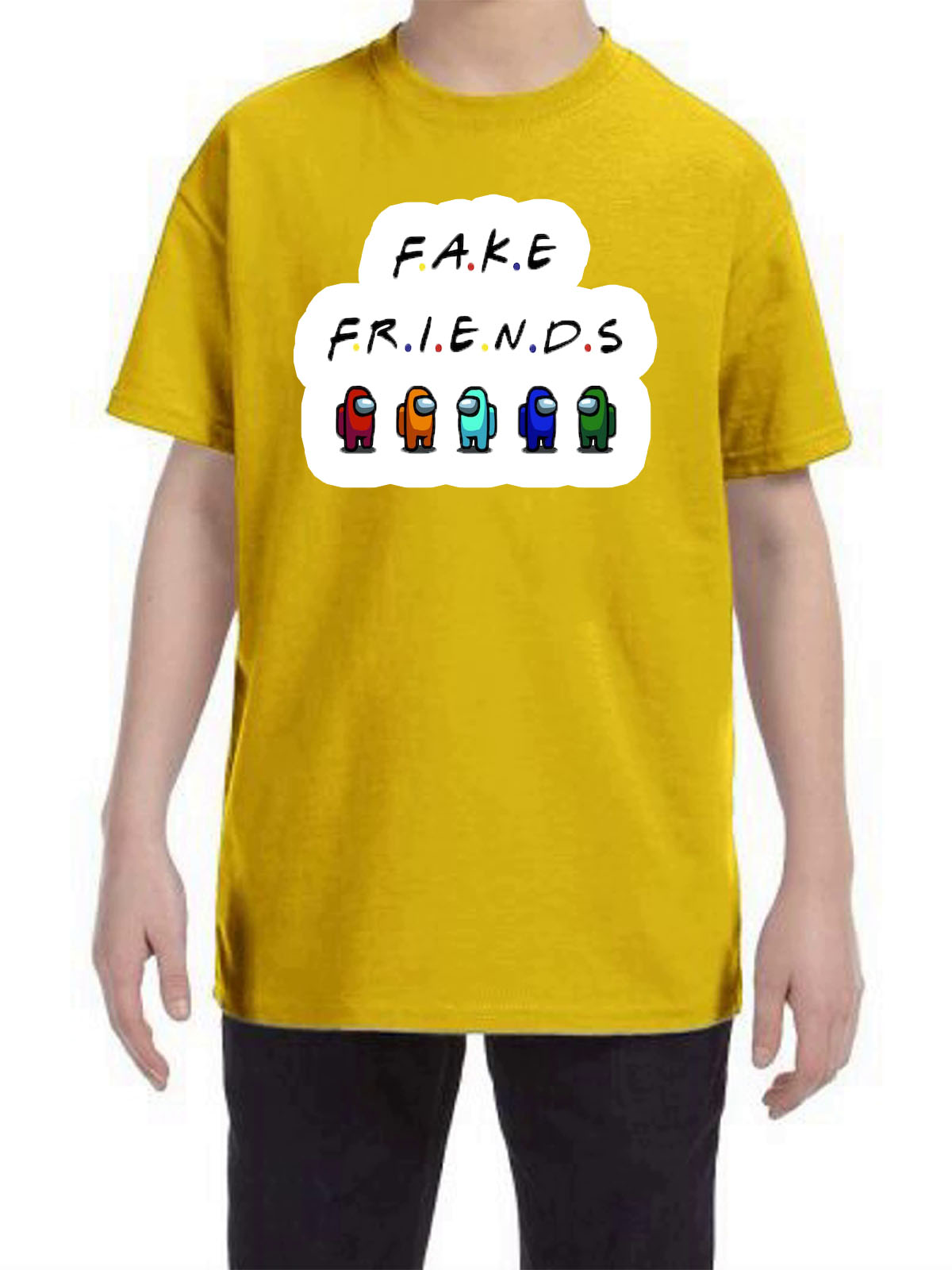 

Футболка для мальчика ArtSvet Among Us Желтый 116 рост ARTZS116M3IMP9