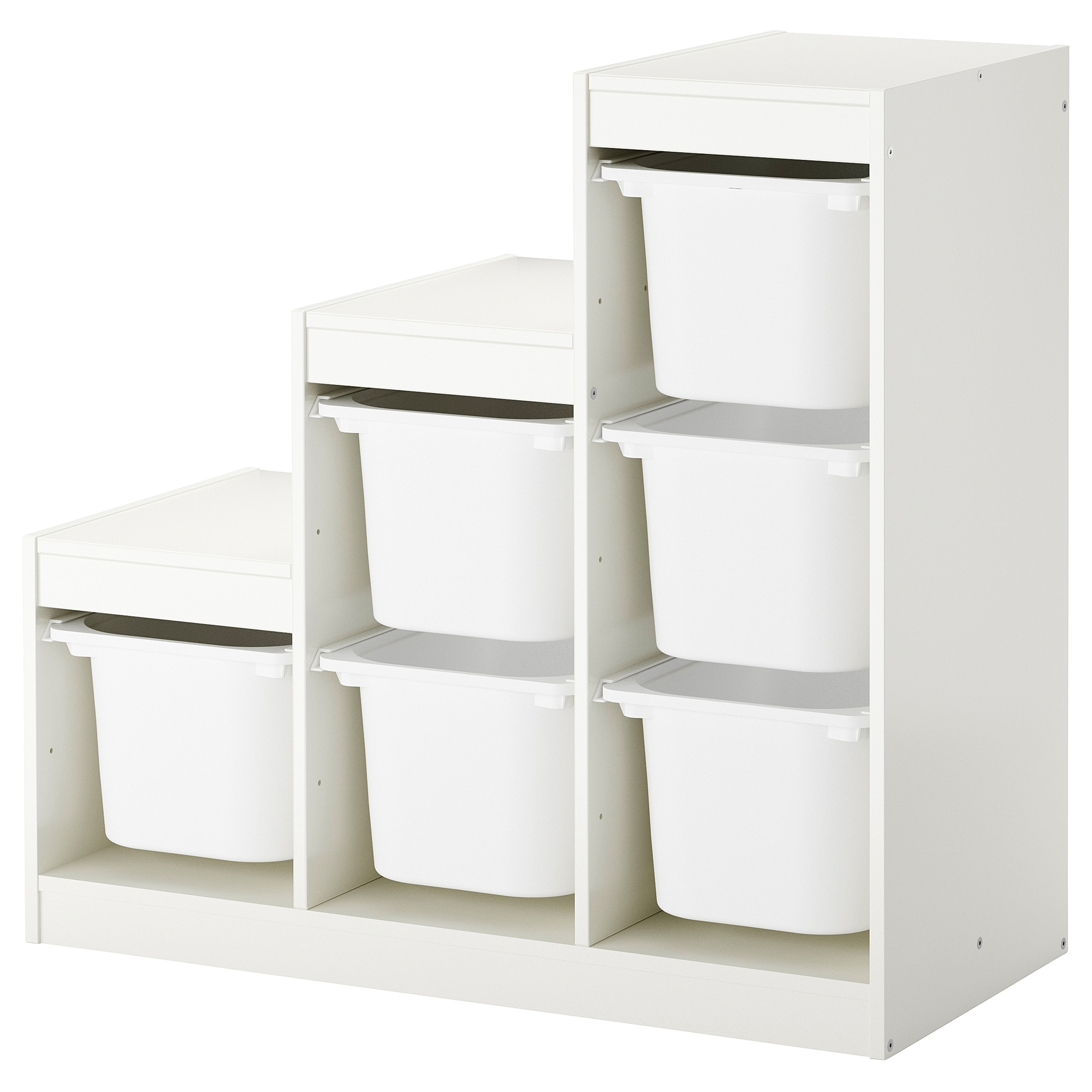 

Комбинация для хранения+контейнеры IKEA ТРУФАСТ белый 290.428.77
